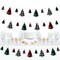 Big Dot of Happiness Holiday Plaid Trees - Buffalo Plaid Christmas Party DIY Decorations - Clothespin Garland Banner - 44 Pc